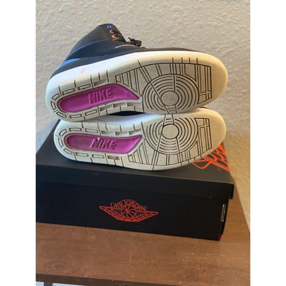 Nike Air Jordan 2 Retro Radio Raheem‎ Size 9.5 2016 Pre-Owned No Box - Picture 5 of 5